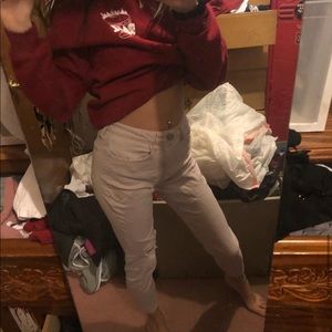 SO pink ripped jeans